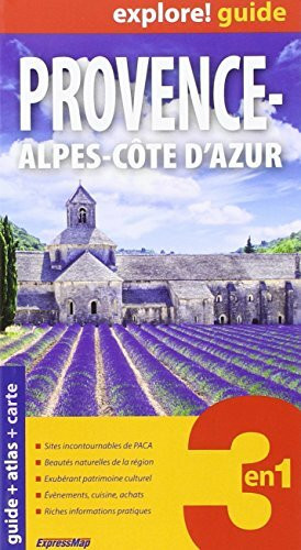 Provence Explore Guide, Atlas, Map (2015): 3 en 1, guide, atlas et carte