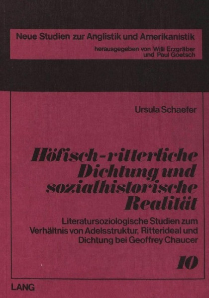 Höfisch-ritterliche Dichtung und sozialhistorische Realität