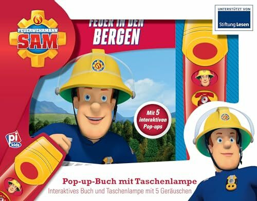 Feuerwehrmann Sam - Feuer in den Bergen - Pop-up-Buch mit Taschenlampe - 5 Geräusche: Pop-up-Buch mit Taschenlampe - 5 Geräusche. Mit 5 interaktiven Pop-ups