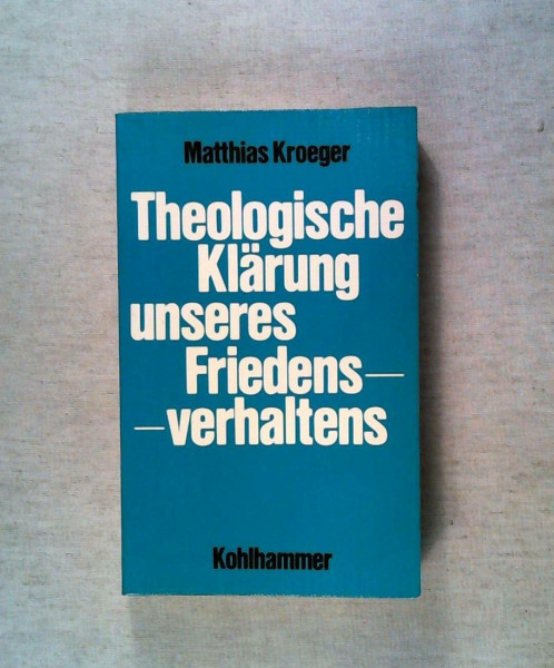 Theologische Klärung unseres Friedensverhaltens: Eine Zweireichelehre für den Frieden