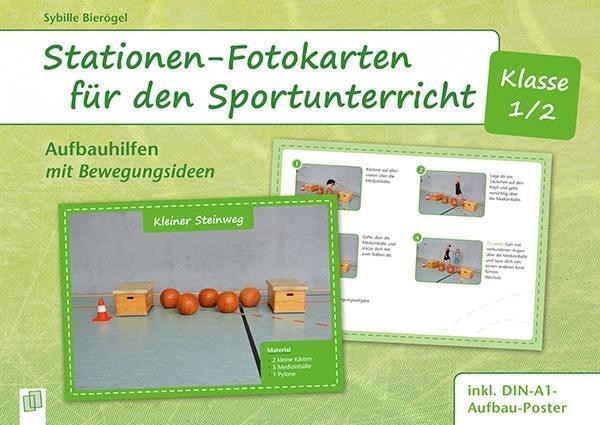 Stationen-Fotokarten für den Sportunterricht - Klasse 1/2