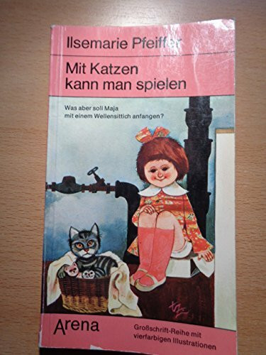 Mit Katzen kann man spielen.
