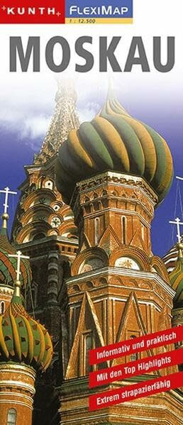 KUNTH FlexiMap Moskau 1:12500: 1:12500
