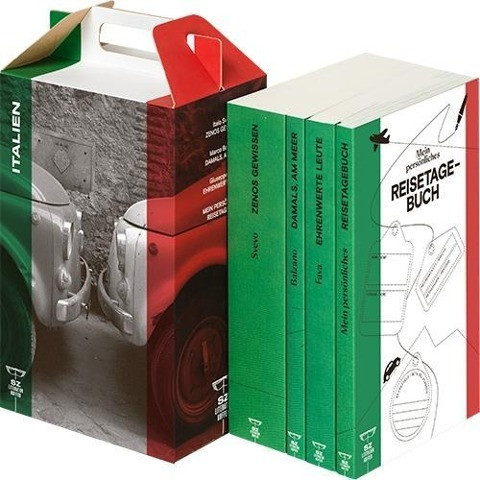 SZ Literaturkoffer Italien. 4 Bände