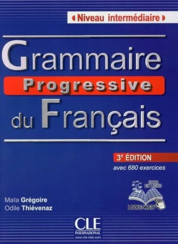 Grammaire progressive du Francais intermediaire 3ed Ksiazka + CD: Livre intermediaire