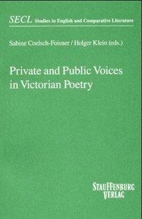 Private and Public Voices in Victorian Poetry