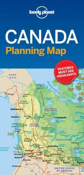 Lonely Planet Canada Planning Map