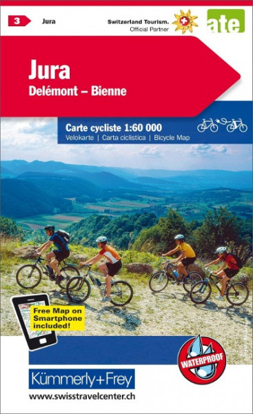 Jura Delémont - Bienne mit Ortsindex (3)