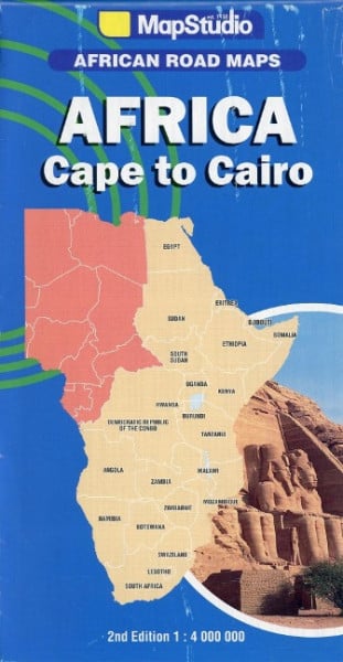 Africa East + Central + South - Cape to Cairo 1 : 4 000 000