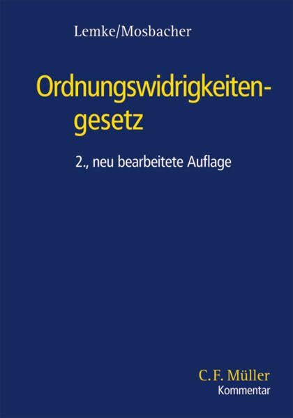 Ordnungswidrigkeitengesetz (C. F. Müller Kommentar)