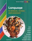 Language to analyse, review and comment