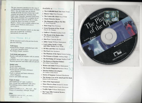 The Phantom of the Opera - Buch mit Audio-CD: Text in English. Niveau B1.2 (Black Cat Reading & Training - Step 3)