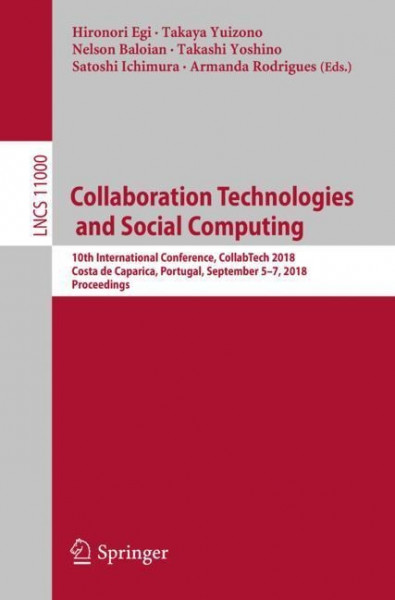 Collaboration Technologies and Social Computing