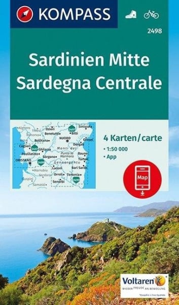 Sardinien Mitte, Sardegna Centrale 1:50 000
