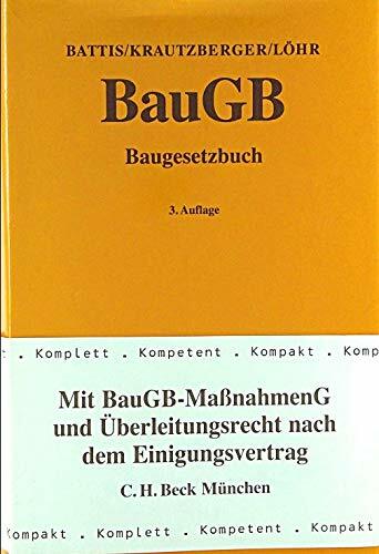 Baugesetzbuch (Gelbe Erläuterungsbücher) Baugesetzbuch (Gelbe Erläuterungsbücher)