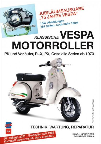 Klassische Vespa Motorroller