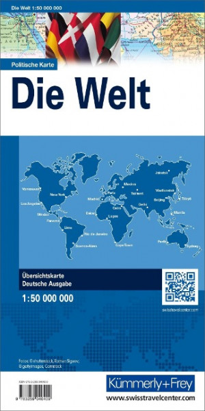 KuF Die Welt. Politische Karte 1 : 50 000 000