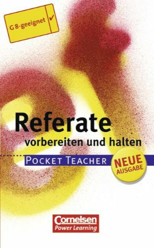 Pocket Teacher - Sekundarstufe I (mit Umschlagklappen): Referate: Vorbereiten und halten