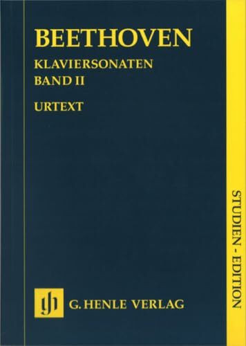 Klaviersonaten, Band II; Studienedition: Besetzung: Klavier zu zwei Händen (Studien-Editionen: Studienpartituren)