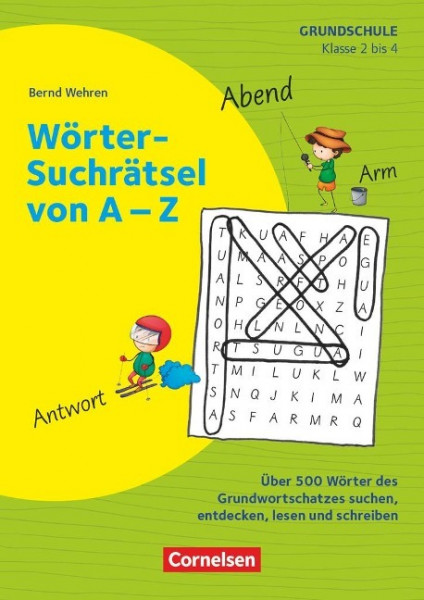 Klasse 2/3 - Wörter-Suchrätsel von A-Z