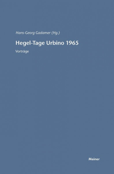 Hegel-Tage Urbino 1965