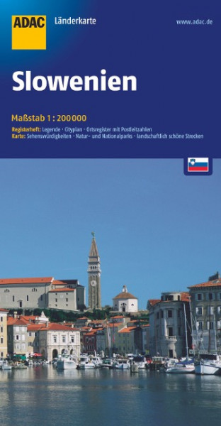 ADAC LänderKarte Slowenien 1:200 000