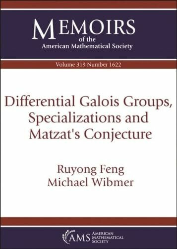 Differential Galois Groups, Specializations and Matzat's Conjecture (Memoirs of the American Mathematical Society)