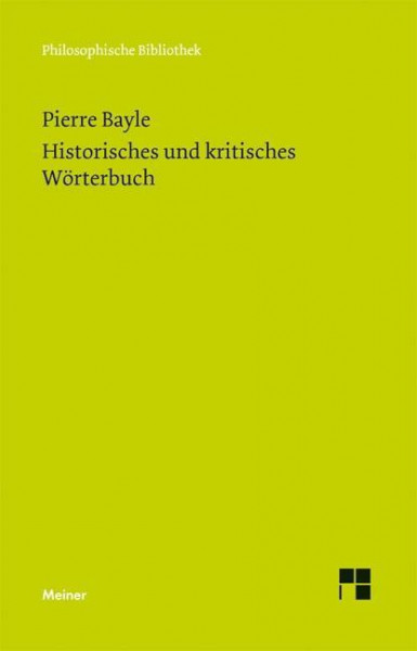 Historisches und kritisches Wörterbuch