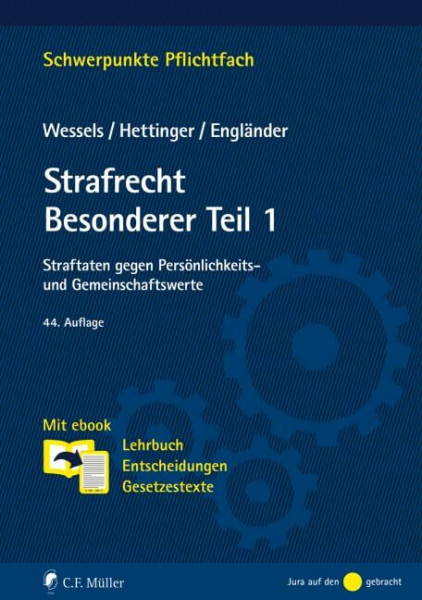 Strafrecht Besonderer Teil / 1: Straftaten gegen Persönlichkeits- und Gemeinschaftswerte. Mit ebook: Lehrbuch, Entscheidungen, Gesetzestexte (Schwerpunkte Pflichtfach)