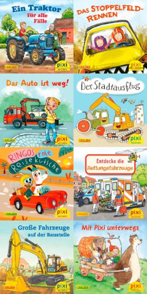 Pixi-Serie Nr. 247: Pixis bunte Fahrzeuge (8x8 Exemplare)
