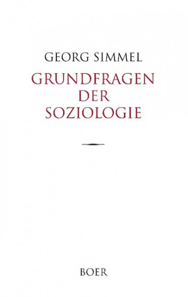 Grundfragen der Soziologie