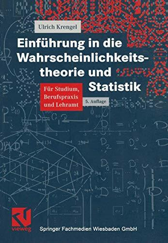 Einführung in die Wahrscheinlichkeitstheorie und Statistik