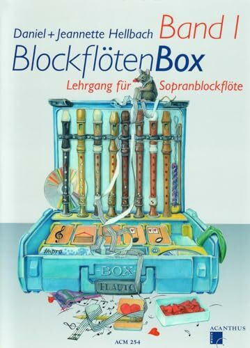 Acanthus Music "Blockflötenbox Band 1 (+Online Audio) – Daniel Hellbach – Lehrgang für Sopranblockflöte