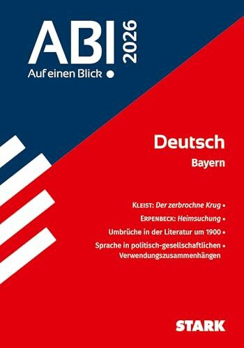 STARK Deutsch - Abi - Auf einen Blick! 2026 Bayern (Skripte / Abi - Auf einen Blick!)