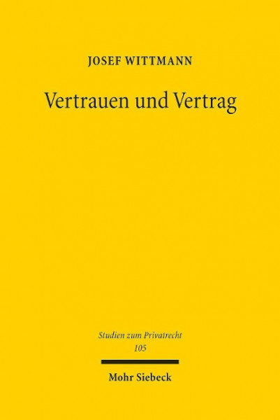 Vertrauen und Vertrag