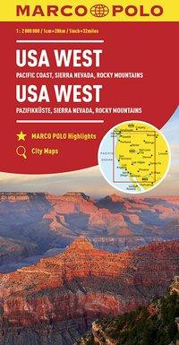 MARCO POLO Kontinentalkarte USA West 1:2 000 000
