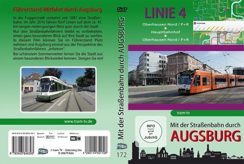 Mit der Straßenbahn durch Augsburg - Linie 4