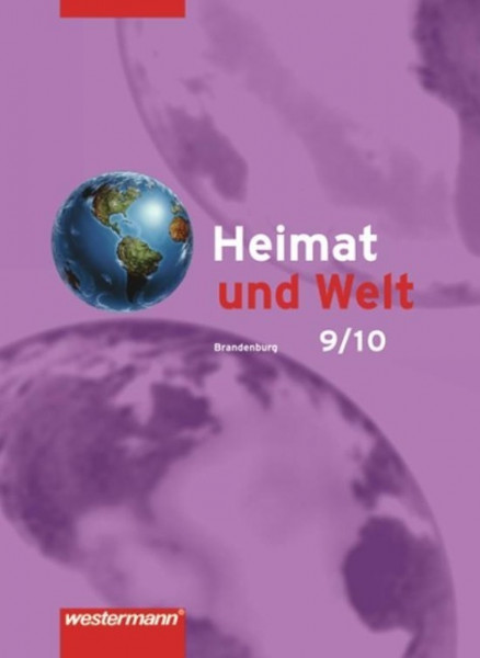 Heimat und Welt 9/10. Schülerband. Oberschule. Brandenburg