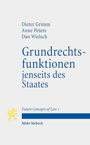 Grundrechtsfunktionen jenseits des Staates (Future Concepts of Law, Band 1)