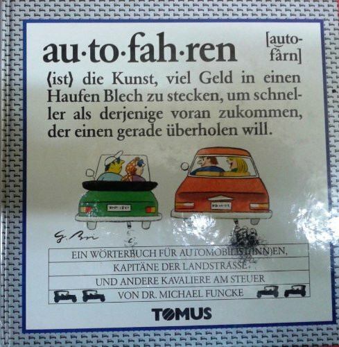 autofahren [Unbekannter Einband]