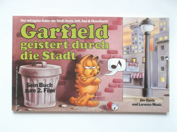 Garfield geistert durch die Stadt. Sein Buch zum 2. Film