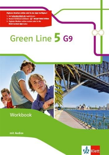 Green Line 5 (G9) Workbook mit Audios. Klasse 9