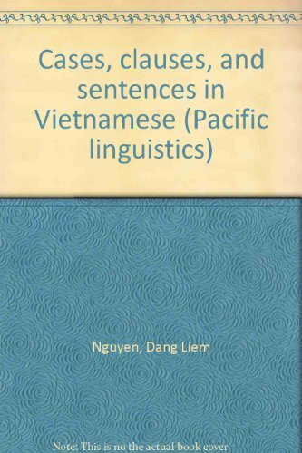Cases, Clauses and Sentences in Vietnamese