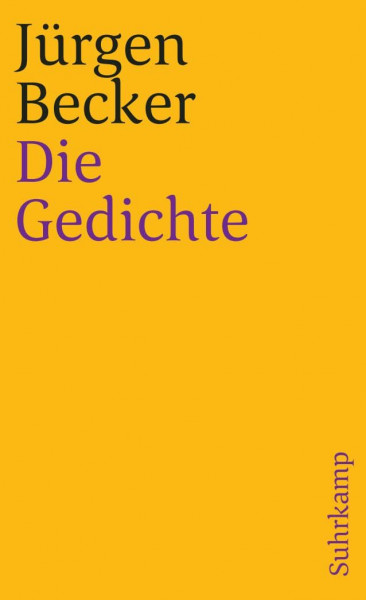 Die Gedichte (suhrkamp taschenbuch)