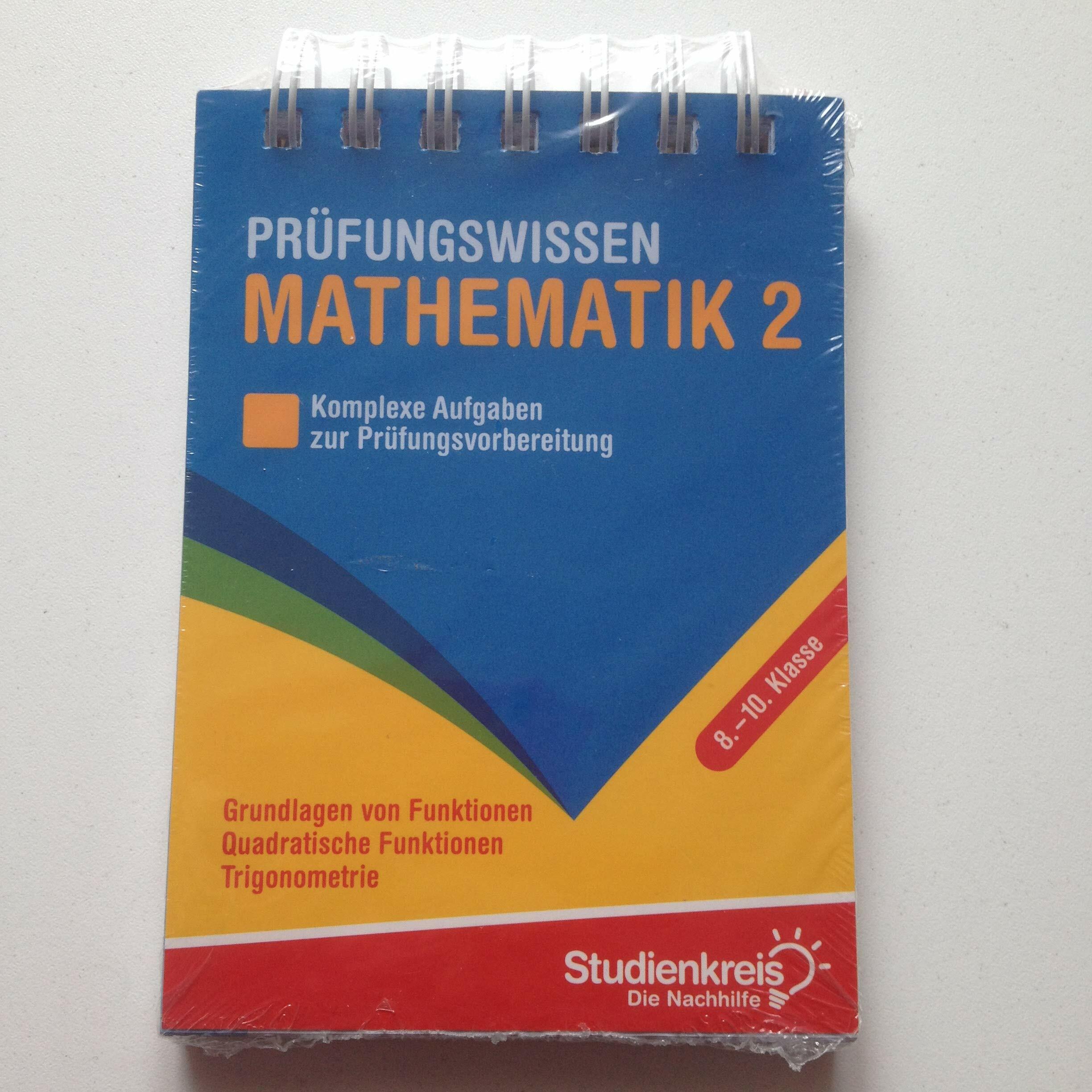 Prüfungswissen MATHEMATIK 2 Prüfungswissen MATHEMATIK 2