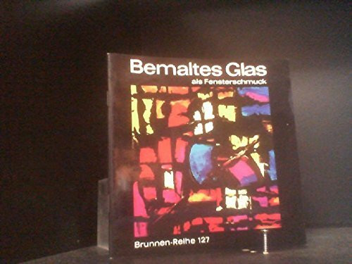 Bemaltes Glas als Fensterschmuck. Gemalt auf Glas und Acryl