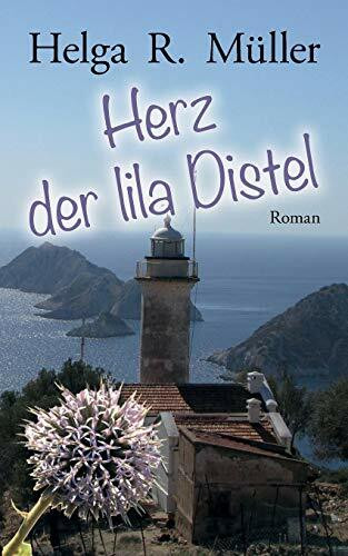 Herz der lila Distel