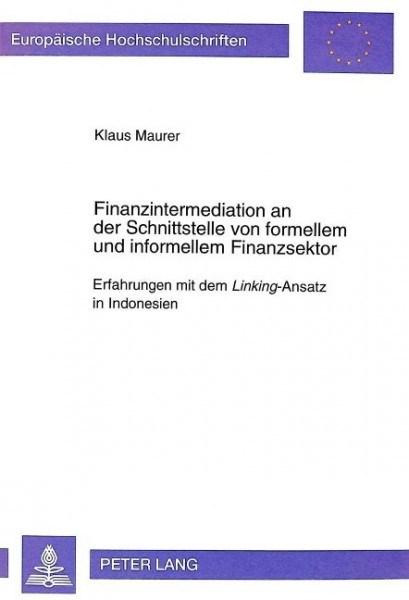 Finanzintermediation an der Schnittstelle von formellem und informellem Finanzsektor