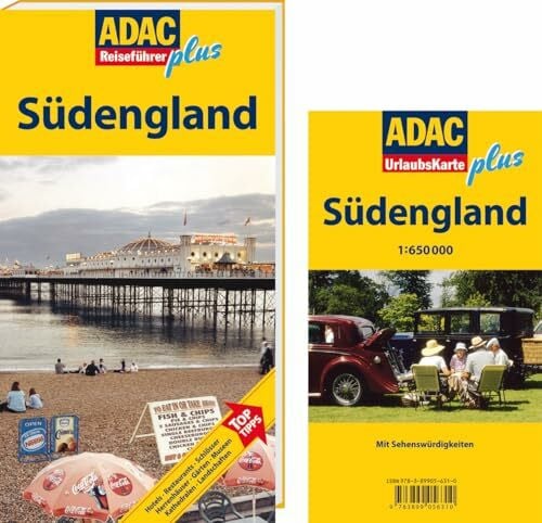 ADACReiseführer plus Südengland: Mit extra Karte zum Herausnehmen