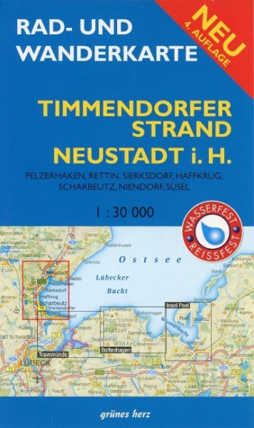 Timmendorfer Strand, Neustadt in Holstein 1 : 30 000 Rad- und Wanderkarte